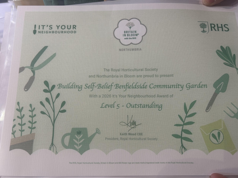 Outstanding at Northumbria in Bloom